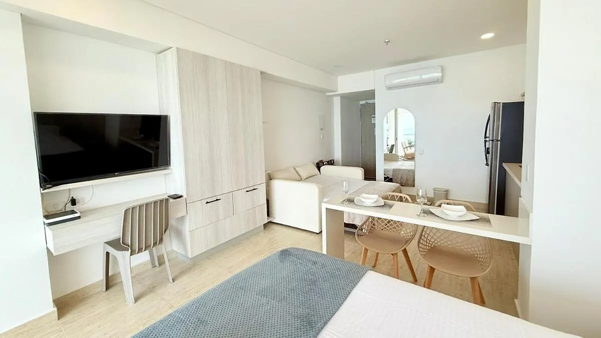 Beachfront Studio With Stunning Ocean Views Cartagena 0*,